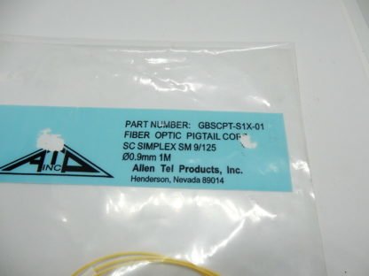 Fiber Optic SC Pigtail Simplex GBSCPT-S1X-01 3