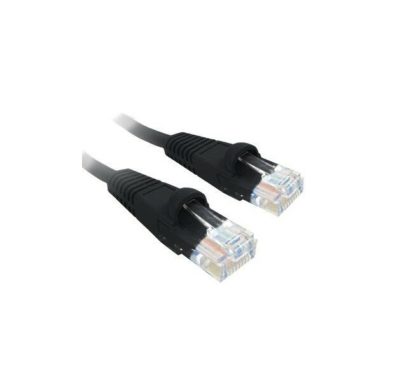 Cat6 Patch Cable UTP 3ft Black 4 pair 24 AWG Snagless