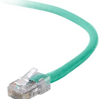 Belkin A3L791-01-GRN-S 1-Foot CAT5e Snagless Patch Cable (Green)