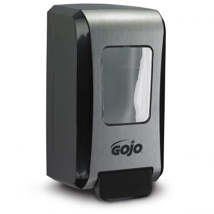 GOJO FMX-20 Push-Style Foam Soap Dispenser, Black/Chrome
